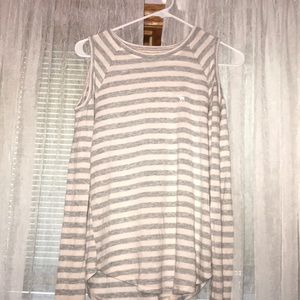 Gray and pink long sleeve